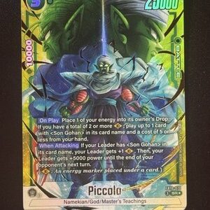 Piccolo — Fusion World – Cross Force FB10-070 · Alternate Art