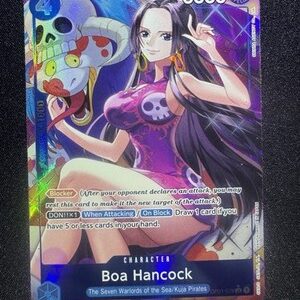 Bandai One Piece Card Game Boa Hancock OP01-078 Special Alt Art Foil ENG — OP01 OP01-078
