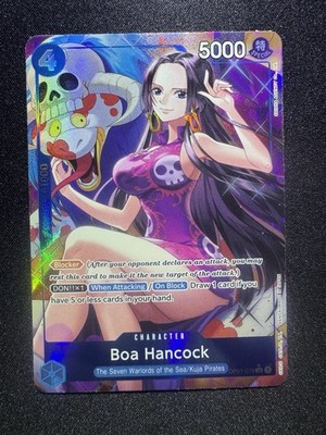 Bandai One Piece Card Game Boa Hancock OP01-078 Special Alt Art Foil ENG — OP01 OP01-078