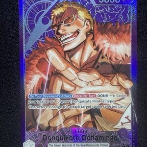 Donquixote Doflamingo — The Azure Sea’s Seven OP14-060 · Alternate Art