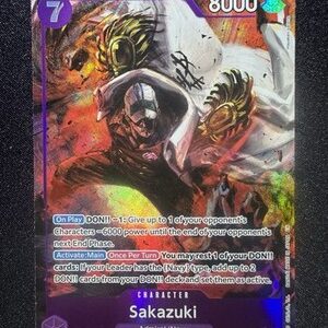 Bandai One Piece Card Game Sakazuki OP-06 OP16-065 Parallel Alt Art Foil Eng — OP-06 OP16-065