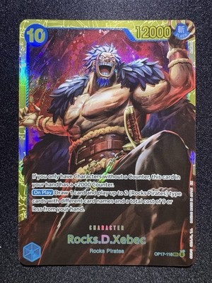 Rocks.D.Xebec — The World’s Strongest Warriors OP17-118 · Foil / Standard artwork
