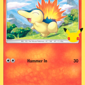 Cyndaquil — McDonald’s 25th Anniversary Promos 010/025 · Normal