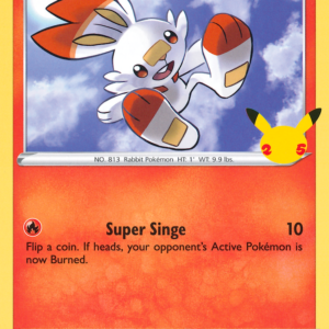Scorbunny — McDonald’s 25th Anniversary Promos 016/025 · Normal