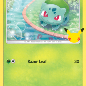 Bulbasaur — McDonald’s 25th Anniversary Promos 001/025 · Holofoil