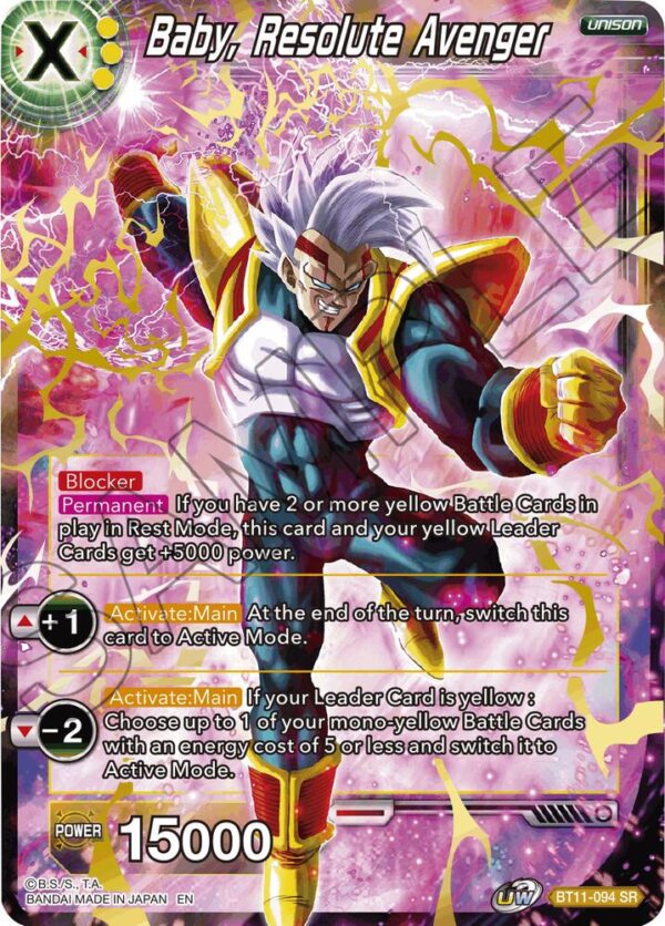 Baby, Resolute Avenger — Masters · Vermilion Bloodline BT11-094 · Normal