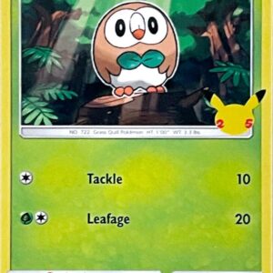 Rowlet — McDonald’s 25th Anniversary Promos 007/025 · Normal