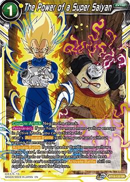 The Power of a Super Saiyan — Masters · Supreme Rivalry BT13-120 · Normal