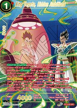 King Vegeta, Hidden Ambitions (SPR) — Masters · Supreme Rivalry BT13-020 · Normal