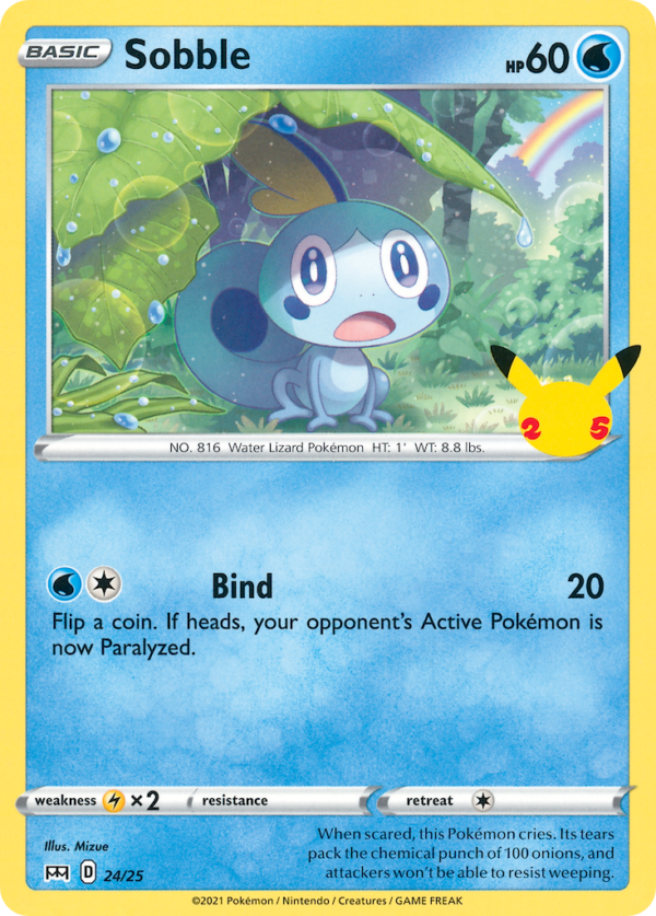 Sobble — McDonald’s 25th Anniversary Promos 024/025 · Normal