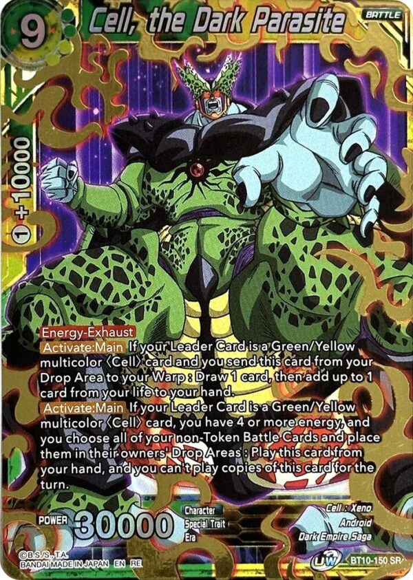 Cell, the Dark Parasite — Masters · Rise of the Unison Warrior (2nd Edition) BT10-150 · Foil