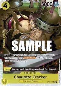 Charlotte Cracker — Pillars of Strength OP03-108 · Foil