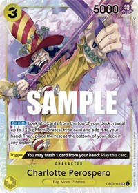 Charlotte Perospero — Pillars of Strength OP03-113 · Foil