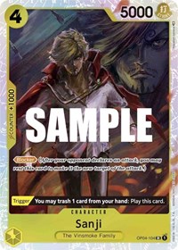Sanji (104) — Kingdoms of Intrigue OP04-104 · Foil