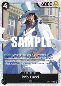 Rob Lucci (093) — Awakening of the New Era OP05-093 · Foil