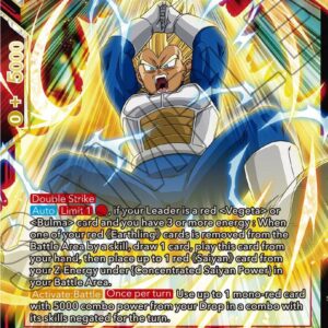 SS2 Vegeta, Charging Rage — Masters · Beyond Generations BT24-013 · Foil