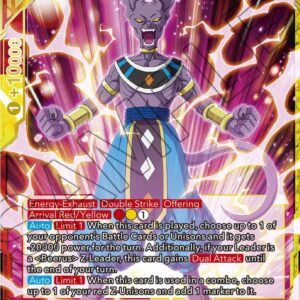 Beerus, Godly Greatness — Masters · Beyond Generations BT24-128 · Foil