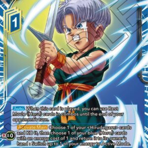 Trunks, Admiration for Tapion — Masters · Beyond Generations BT24-027 · Foil