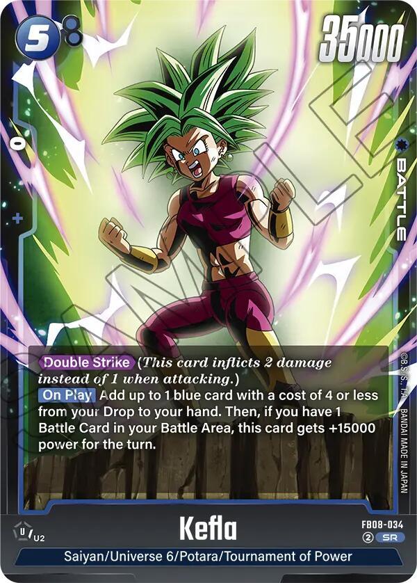 Kefla – FB08-034 — Fusion World · Saiyan’s Pride FB08-034 · Holofoil