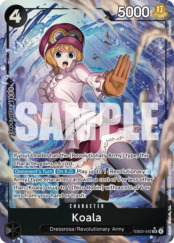 Koala (Alternate Art) — Extra Booster: One Piece Heroines Edition EB03-042 · Foil