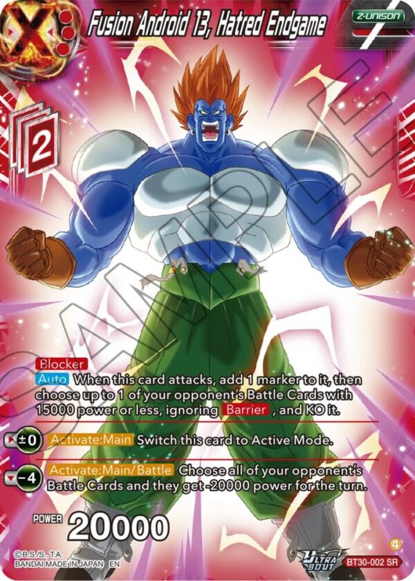 Fusion Android 13, Hatred Endgame — Masters · Three Glorious Fighters BT30-002 · Foil