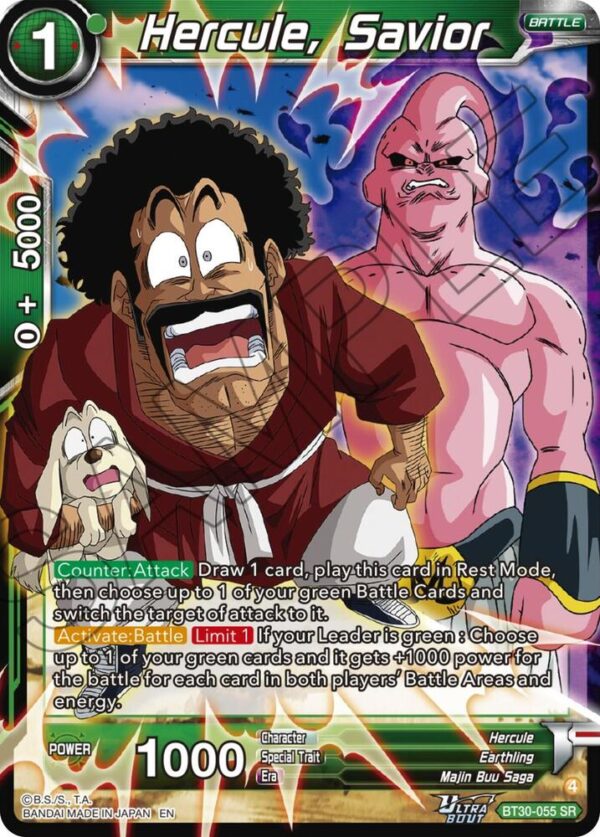 Hercule, Savior — Masters · Three Glorious Fighters BT30-055 · Foil