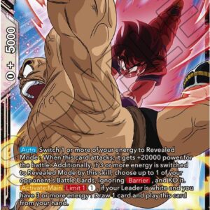 Kaio-Ken Son Goku, Energy Release — Masters · Three Glorious Fighters BT30-111 · Foil
