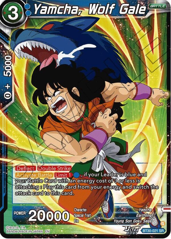 Yamcha, Wolf Gale — Masters · Three Glorious Fighters BT30-021 · Normal
