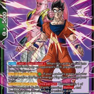 Majin Buu, Skillful Majin — Masters · Three Glorious Fighters BT30-059 · Foil