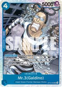 Mr.3(Galdino) (056) — The Time of Battle OP16-056 · Foil