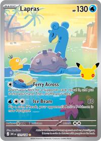 Lapras — ME: 30th Celebration 131/128 · Holofoil