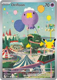 Drifloon — ME: 30th Celebration 136/128 · Holofoil
