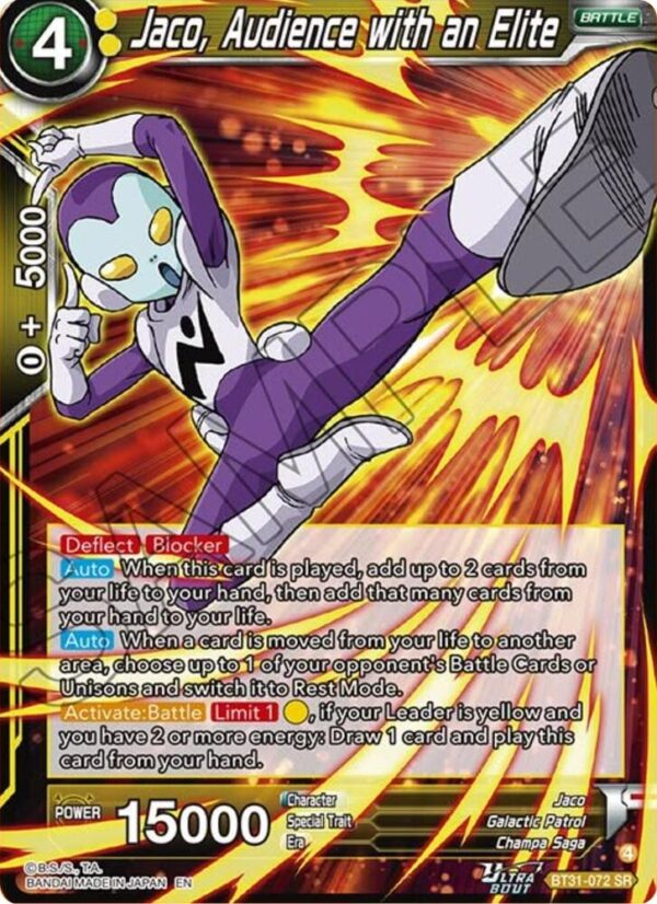 Jaco, Audience with an Elite — Masters · Impact Beyond Dimensions BT31-072 · Foil