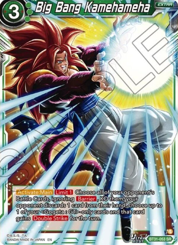 Big Bang Kamehameha — Masters · Impact Beyond Dimensions BT31-053 · Foil
