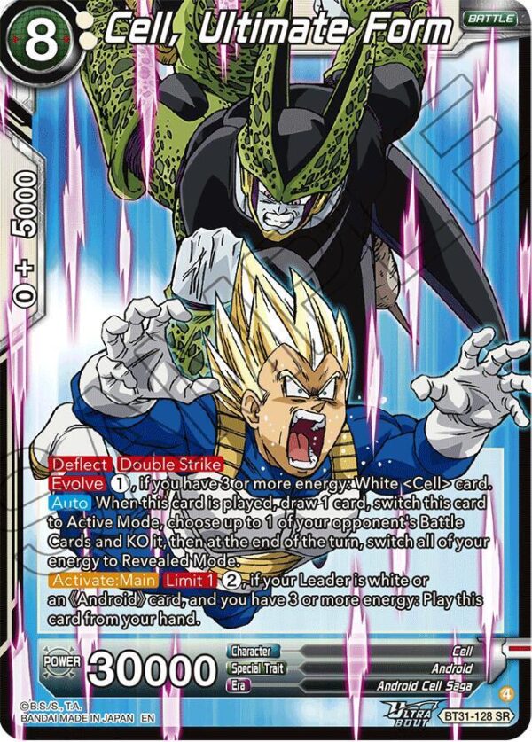 Cell, Ultimate Form — Masters · Impact Beyond Dimensions BT31-128 · Foil