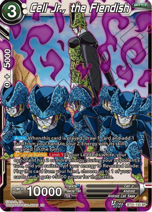 Cell Jr., the Fiendish — Masters · Impact Beyond Dimensions BT31-133 · Foil