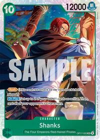 Shanks (022) — The World’s Strongest Warriors OP17-022 · Foil