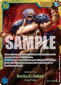 Rocks.D.Xebec (118) — The World’s Strongest Warriors OP17-118 · Foil