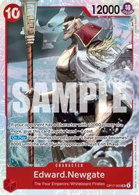 Edward.Newgate (005) — The World’s Strongest Warriors OP17-005 · Foil