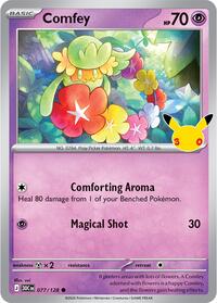 Comfey — ME: 30th Celebration 077/128 · Holofoil