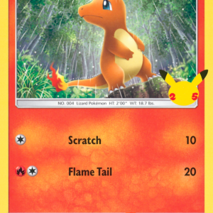 Charmander — McDonald’s 25th Anniversary Promos 009/025 · Normal