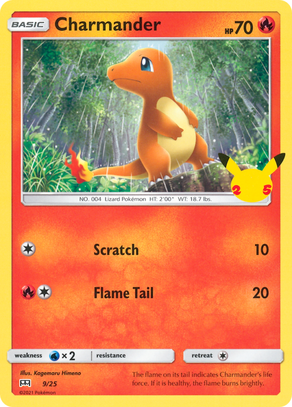 Charmander — McDonald’s 25th Anniversary Promos 009/025 · Normal