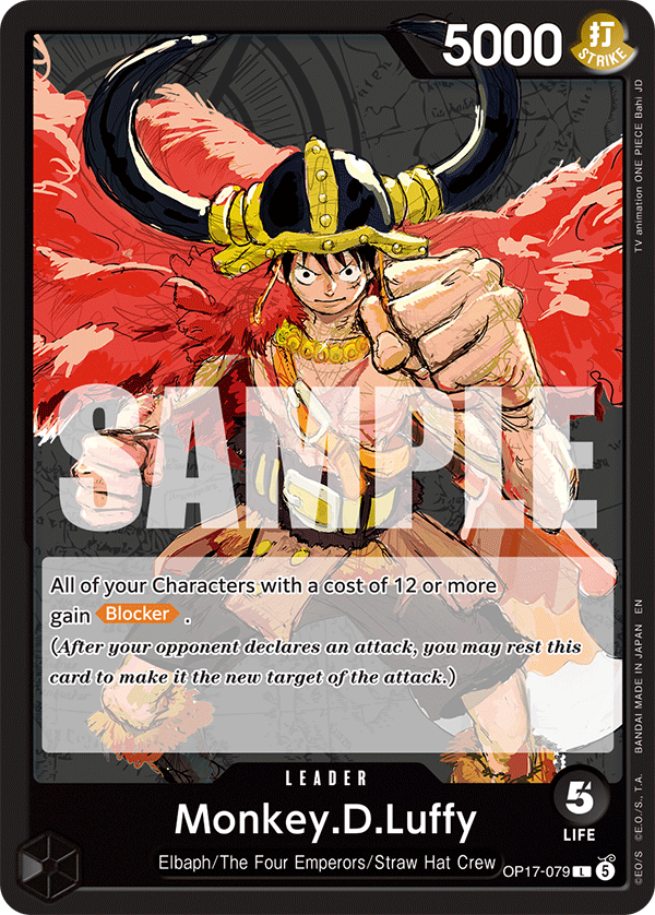 Monkey.D.Luffy (079) — The World’s Strongest Warriors OP17-079 · Normal