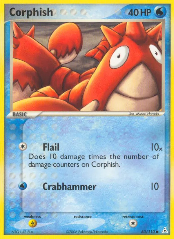 Corphish – 063/110 — EX Holon Phantoms 63/110 · Normal
