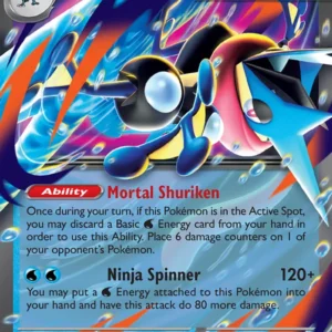 Mega Greninja ex — ME04: Chaos Rising 022/086 · Holofoil