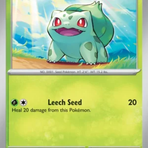 Bulbasaur — SV: Scarlet & Violet 151 001/165 · Normal