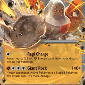 Regirock ex — ME: Ascended Heroes 107/217 · Holofoil