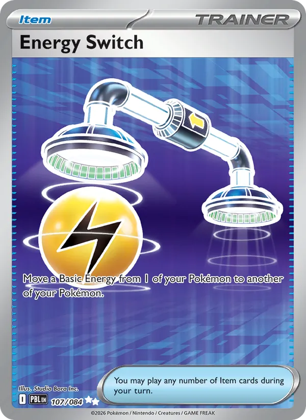 Energy Switch — ME05: Pitch Black 107/084 · Holofoil