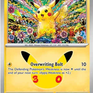 Pikachu — 30th Celebration 040/128 · Holo