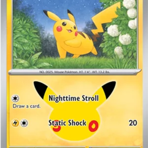 Pikachu — 30th Celebration 045/128 · Holo